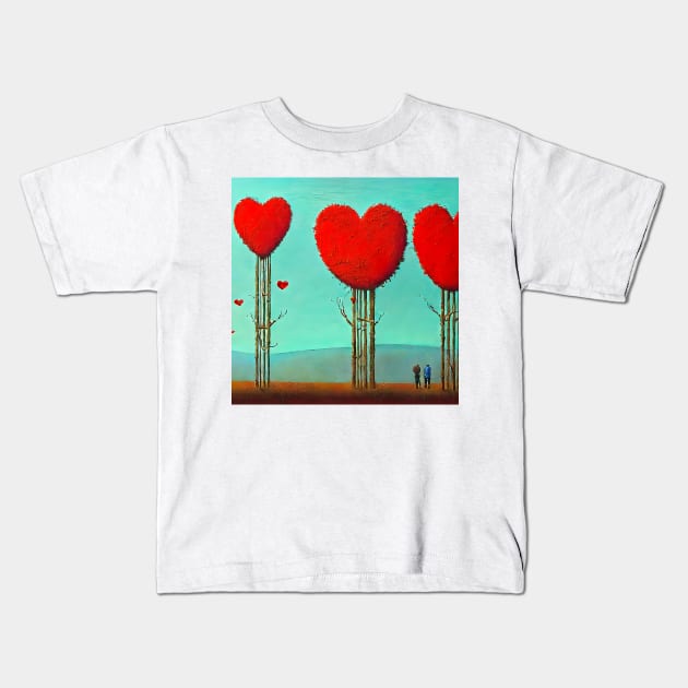 signs of  love Kids T-Shirt by bogfl